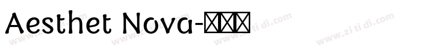 Aesthet Nova字体转换